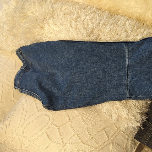 Fancy pocket 🔥flare bellbottom Jeans w/no back pockets!Copy- only have one pair! - Picture 6 of 10